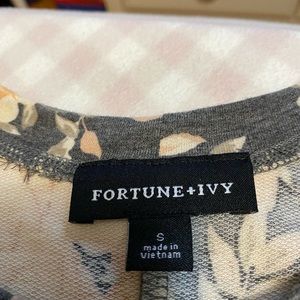 Fortune and Ivy floral dress.